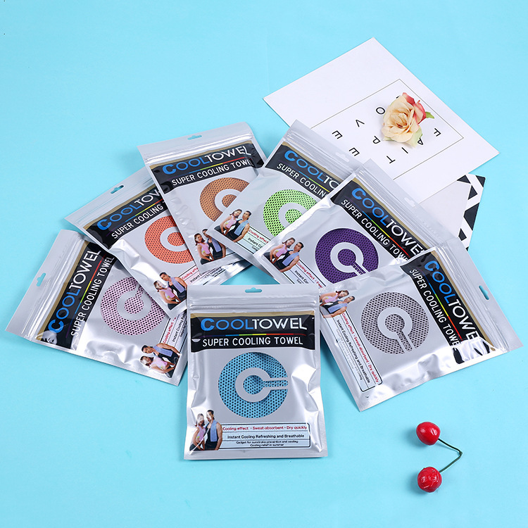 

Summer outdoor sports ice cold towel scarf running yoga travel gym camping golf sportss cooling towel neck wrap Inventory Wholesale, Multicolor