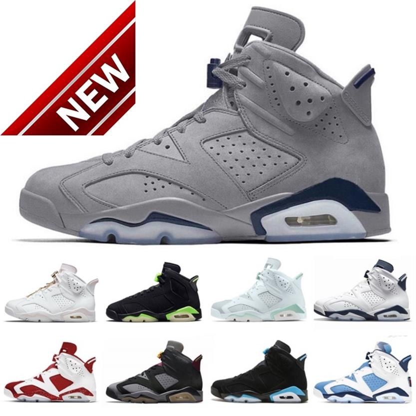 

Jumpman 6 6s mens basketball shoes UNC Mint Foam Cactus Jack Electric Green Gold Hoops Bordeaux Black Infrared Floral Oreo Midnigh305s, Color#12
