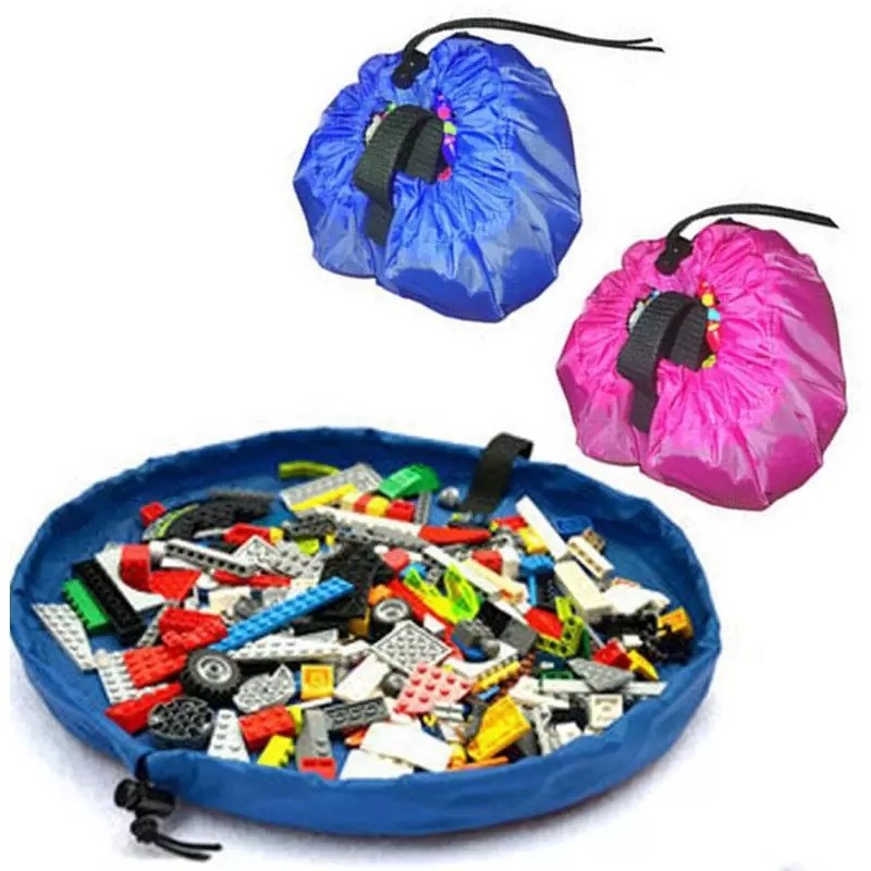 

Blocks Kids Toy Storage Bag Baby Toys Organizer Children Playmat Simple Portable Building BlocksBuggy Bag 18 Inch