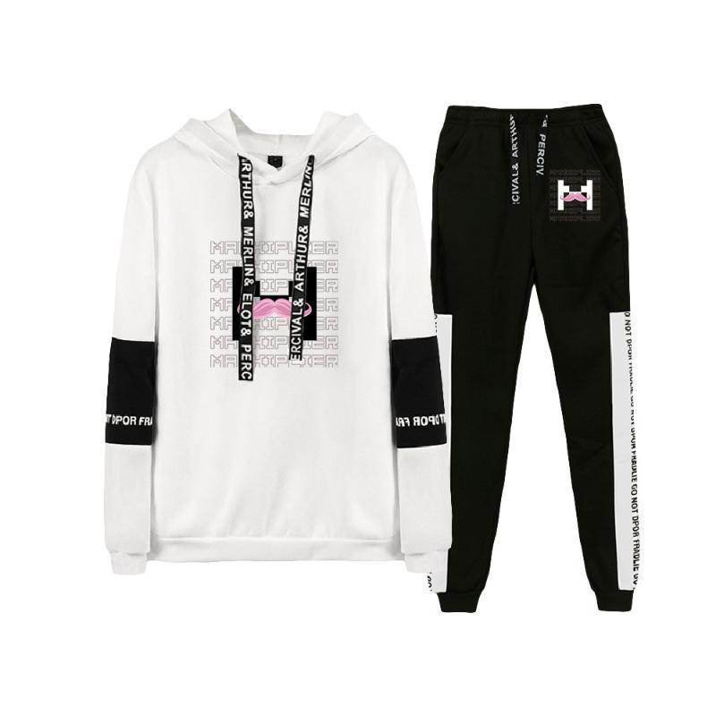 

Men's Tracksuits Markiplier Merch 2D Woman Hoodie Sweatshirt Black Suit Long Sleeve Men SetMen's, Beige