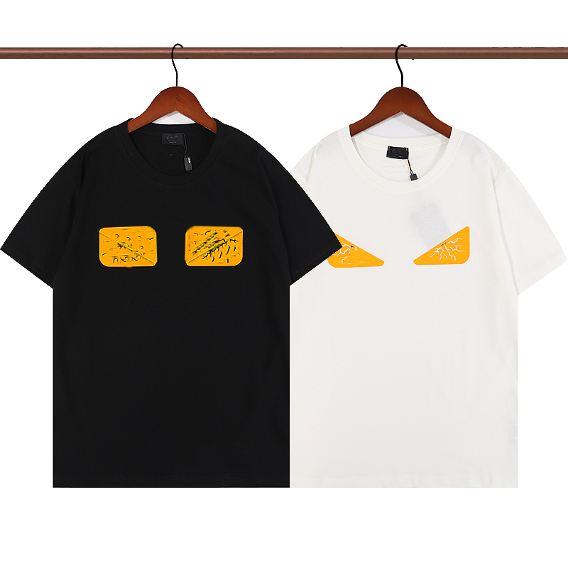 

Mens t shirt classic Letter Printing Applique tee paris fashion casual womens Short Sleeve -2XL, White-w069