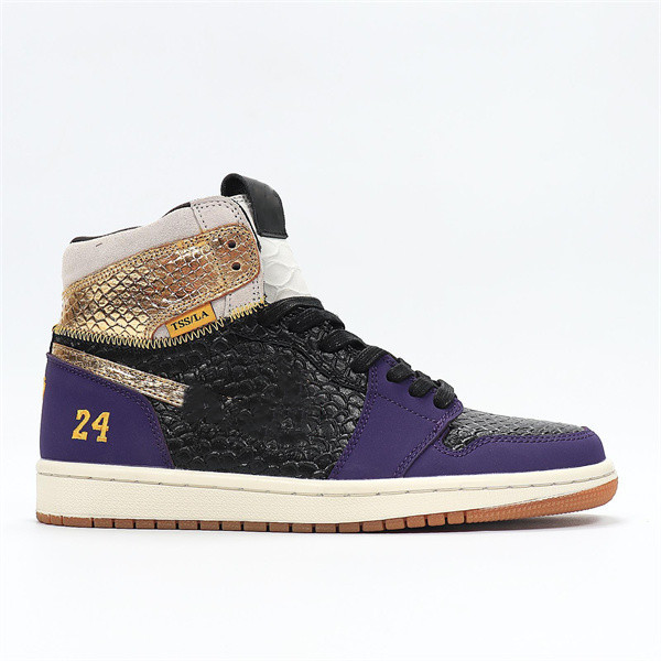 

Brand Shoes Jumpman I Designer Basketball Mens Union x 1 Black Gold Purple Sports Sneakers Size EU40-46, All with original logo