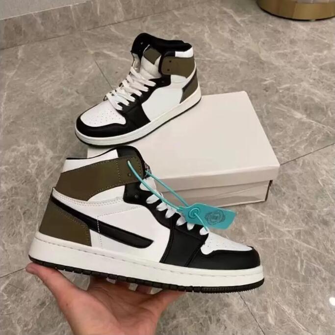 

Men Women 1s High Dress Shoes University Blue Zoom Fearless Obsidian Rroyal Toe Dark Mocha Platform Sports Trainers Sneakers 36-44, Yellow