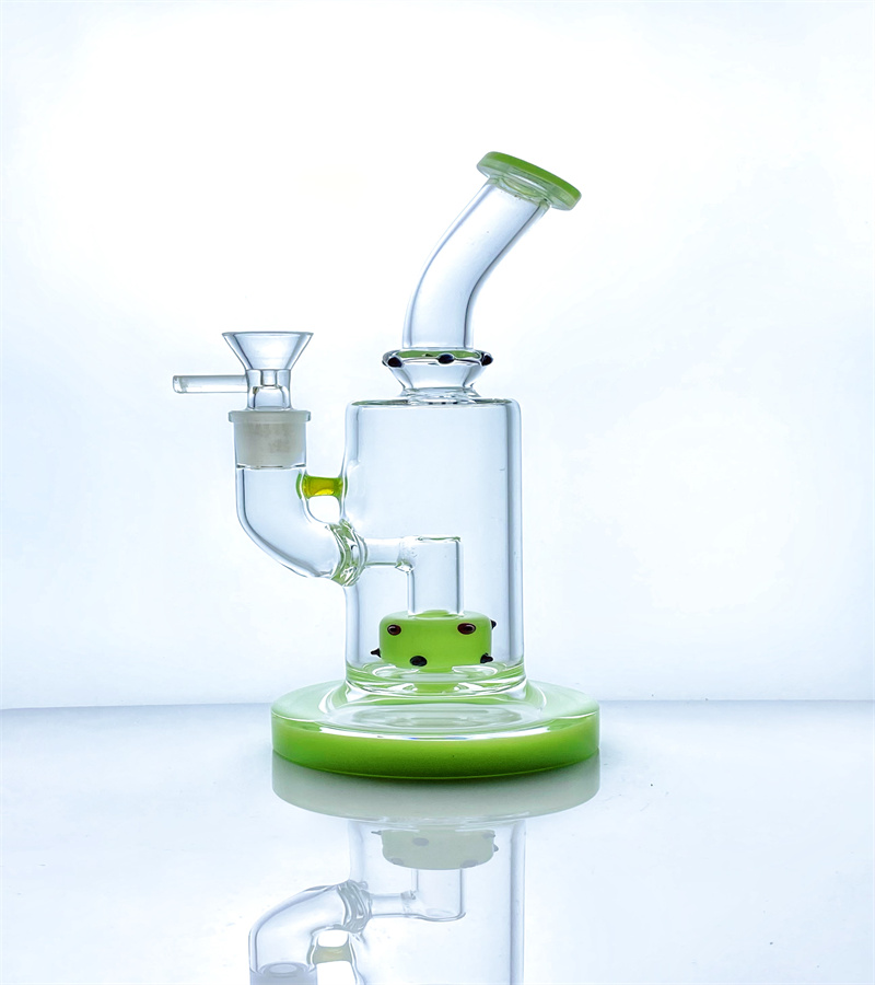 

Bad bone Smoke Borosilicate Glass Tube Hookah Tap Rig 18mm Connector Gift