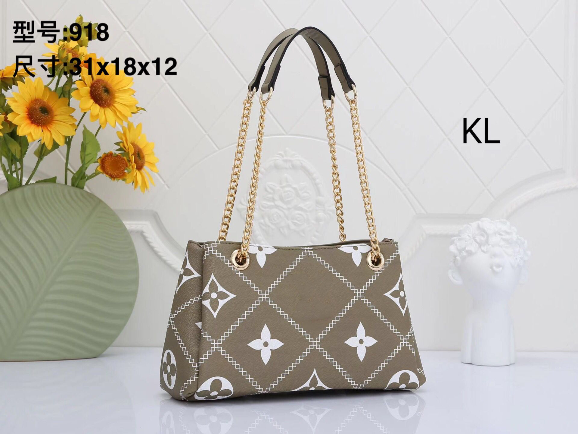 

women's designers Luxury shoulder bag totes purse handbag message bags cluth top quality brand classic Crossbody #918 multicolour 31CM Old flower JUYFKJUYKI, White