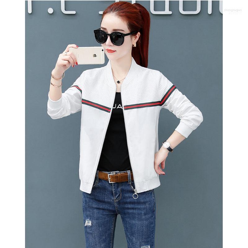 

Women's Jackets Short Coat Long Sleeves 2022 Autumn Loose Casual Korean Jacket A458, Black