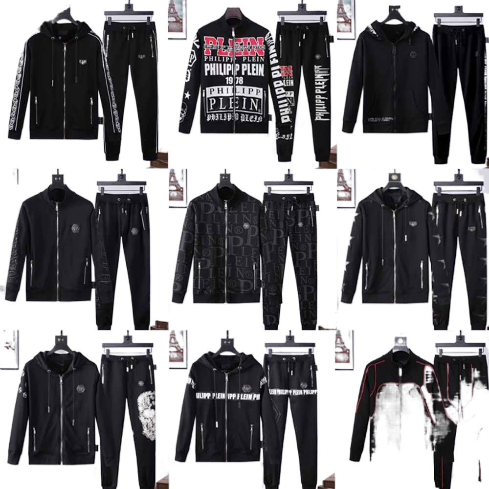 

pp Wholesale Top quality SS22 pp Phillip Plain Tracksuits Hooded Hoodies sweater with the same style for men and women, More styles 08