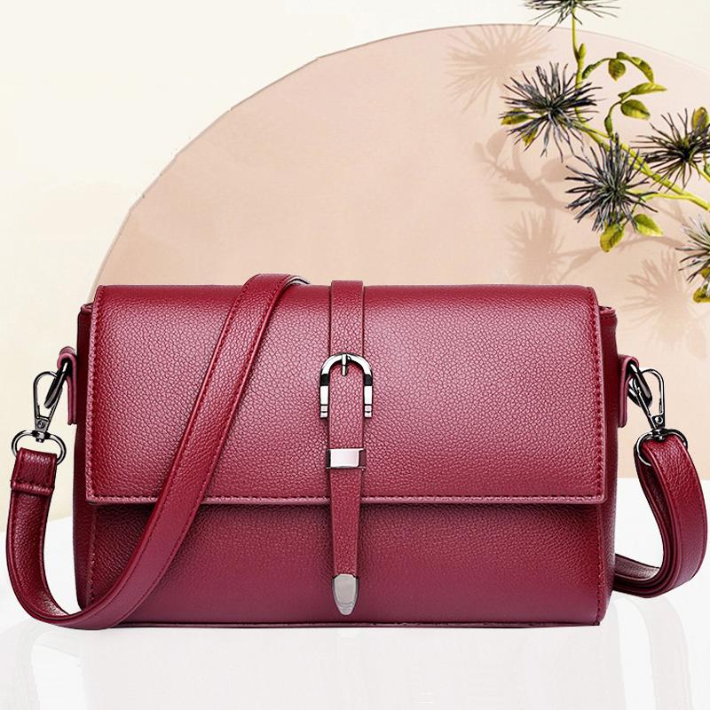 

Evening Bags Fashion Solid Color Women's Underarm PU Leather Shoulder Bag Female Shopper Messenger Designer Crossbody For WomenEvening, Black