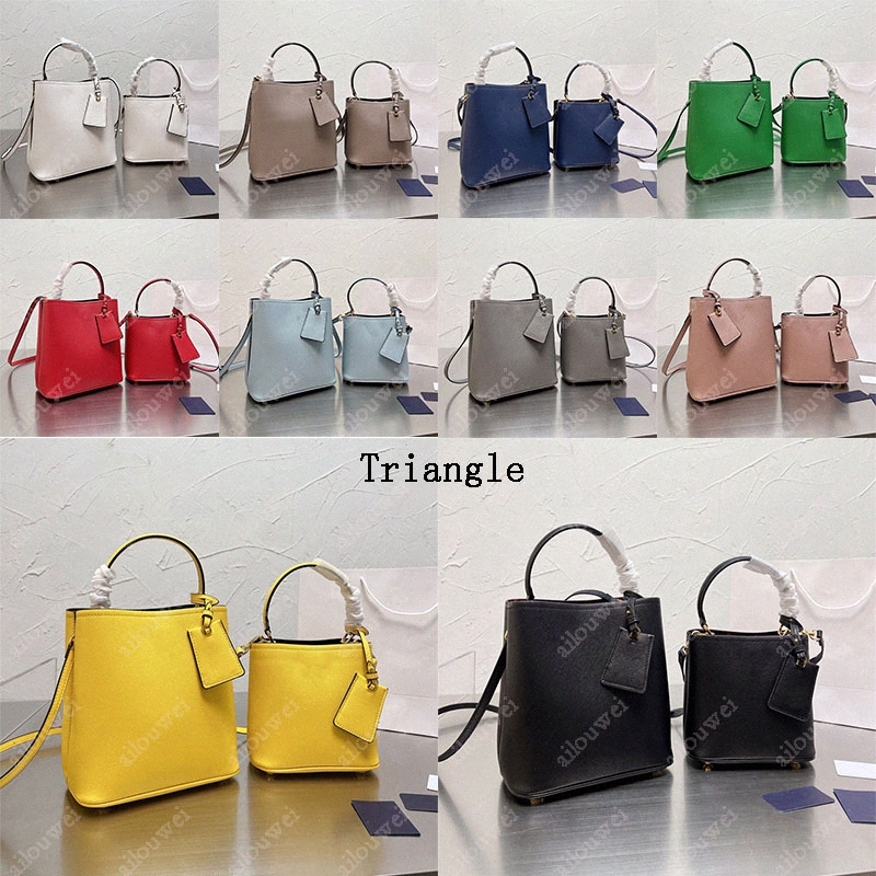 

Designer Panier Women Bucket Bag Saffiano Leather Luxury Fashion Shoulder Bags Lady Cross Body Handbag Crossbody Bag Prads Mini Black Pink White, Customize