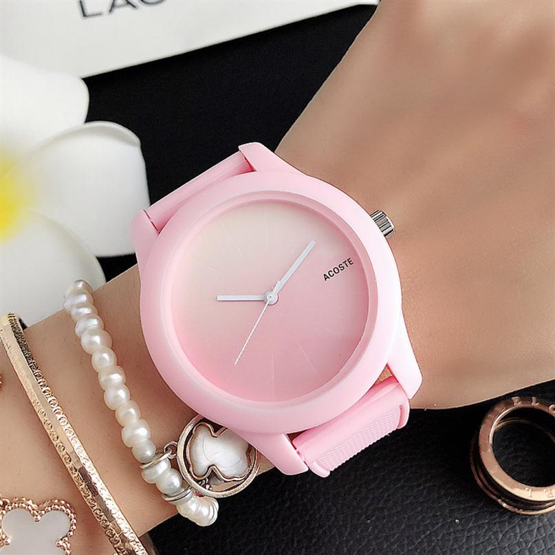 

Brand Quartz Wrist watches for Women Men Unisex with Crocodile Style Dial Silicone Strap Watch LA11290r, Lake blue