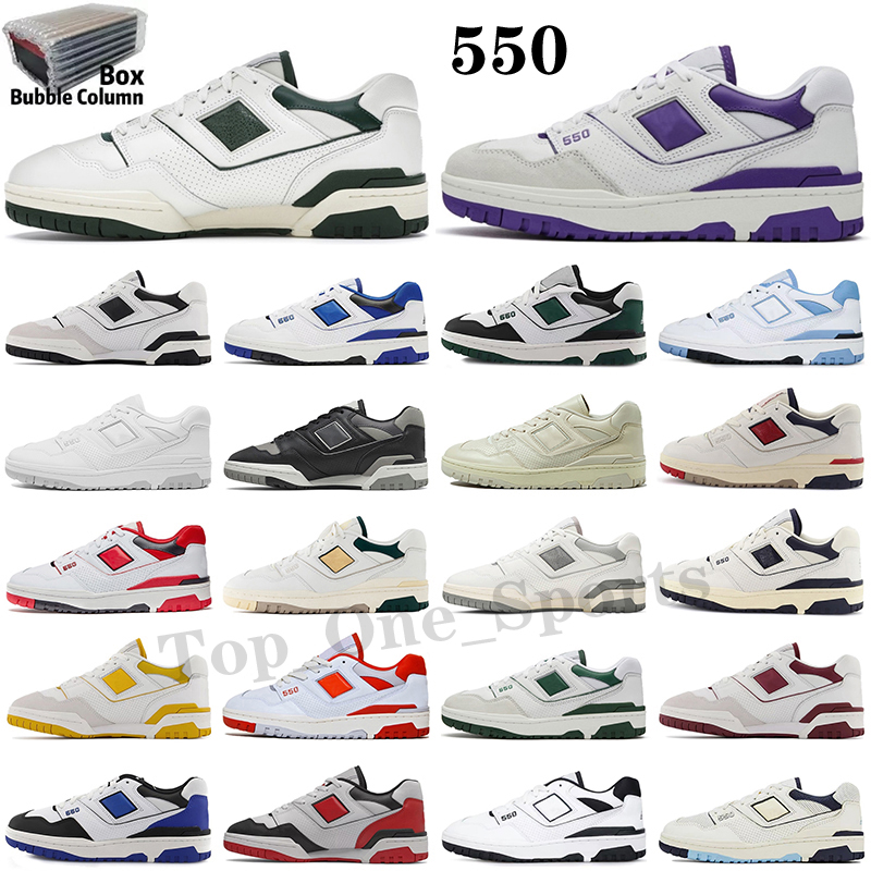 

550 shoes for men women designer sneakers Orange White Green Panda Castlerock Red Yellow UNC Navy Blue mens outdoor sports trainers casual walking jogging, Color 20