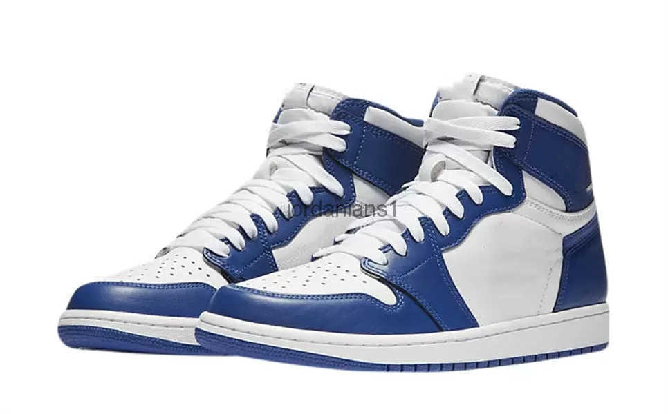 

Shoes Jumpman 1s Retros High OG Storm Blue White Outdoor Trainers Sports Original Fast Delivery, With original logo