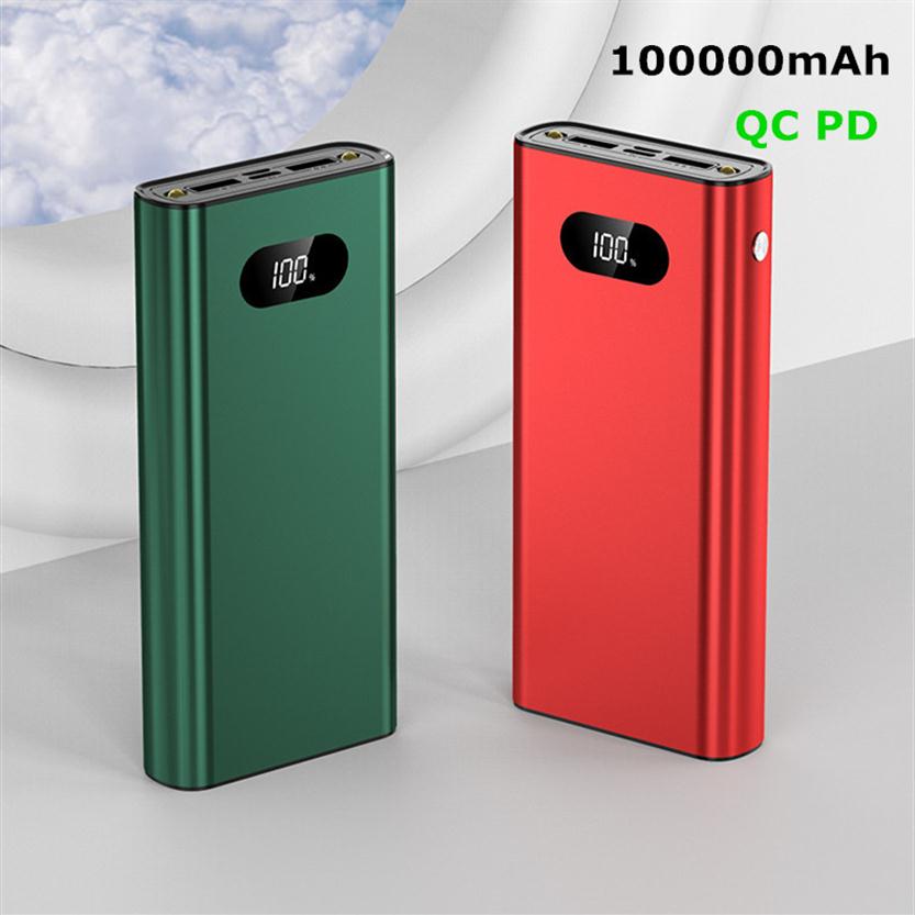 

QC PD 40w Power Bank 80000mAh Portable Charging Poverbank Mobile Phone External Battery253A