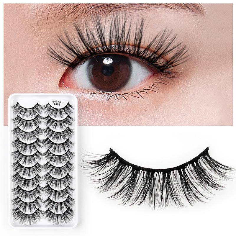 

False Eyelashes Pairs 3D Faux Mink Lashes Fluffy Soft Wispy Volume Natural Long Eye Reusable Eyelashs MakeupFalse