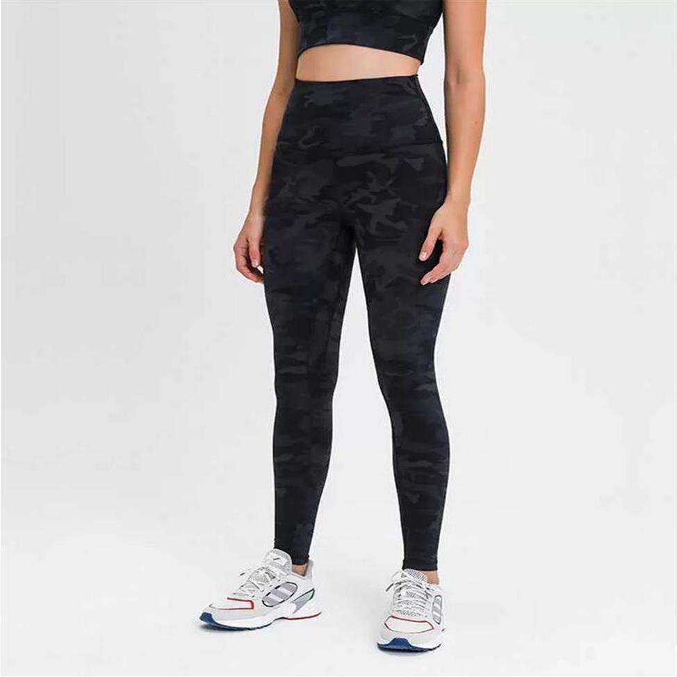 

Spandex Women yoga Full pants L-112 High Waist Sports Gym Wear Leggings Elastic Fitness Lady Overall Long Tights Workout Naked Tro283h, Red