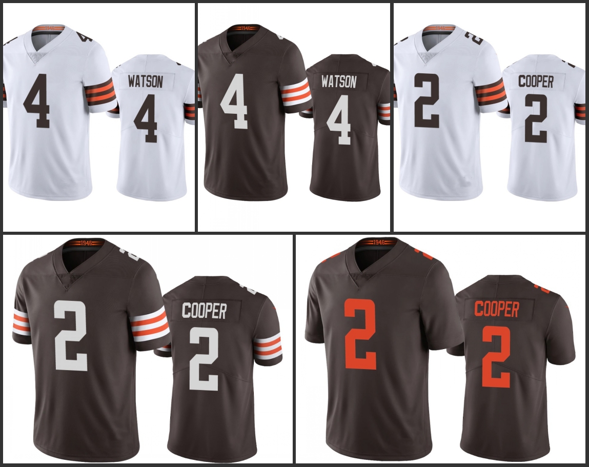 

Cleveland''Browns''Men #2 Amari Cooper 4 Deshaun Watson Women Youth Vapor Limited Jersey
