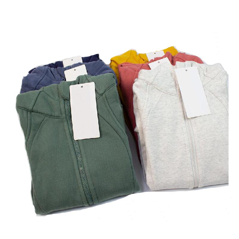 

22SS Yoga Wear Jackets Hoodies Sweatshirts Womens Trendy All Match Sports Jacket Coats Double Sided Sanding Fitness Chothing Hooded Long Sleeve Women Clothes, Purple