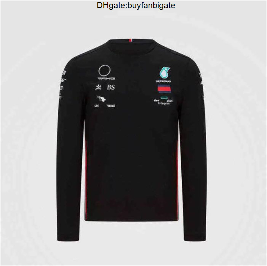 Petronas Mercedes Amg Sweatshirts t Shirts F1 Formula One Racing Mens Women Casual Long Sleeve T-shirt Benz Lewis Hamilton Team Work Clothes YJ0A
