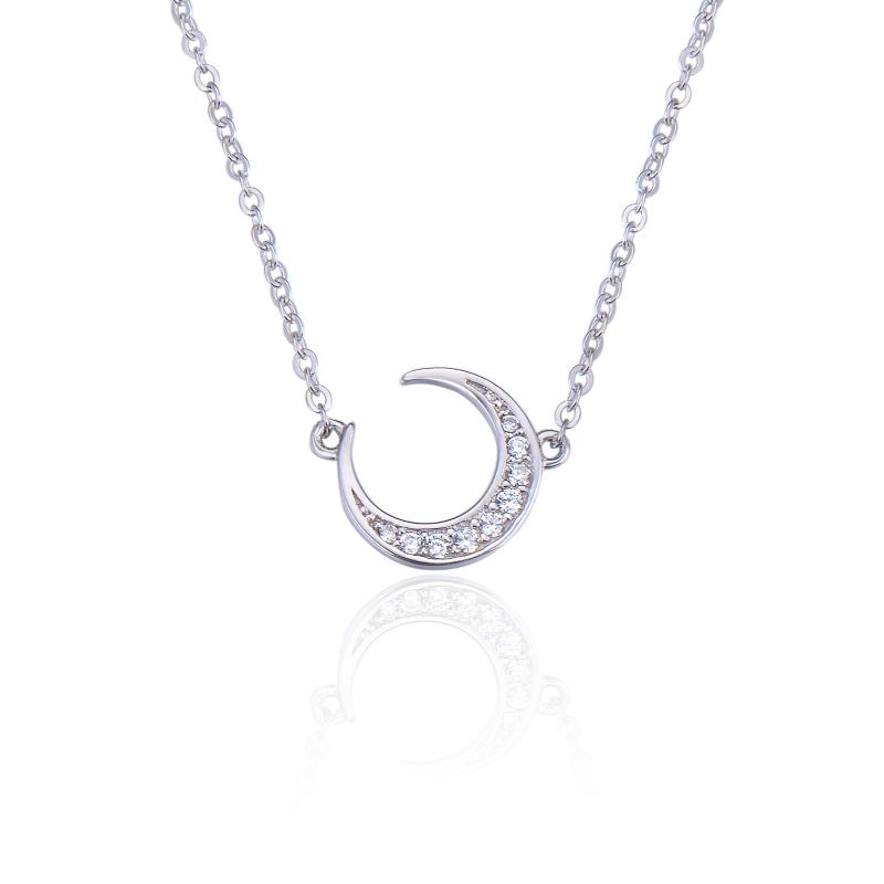 

Pendant Necklaces Silver Necklace Fashion Cubic Zirconia Women JewelryPendant