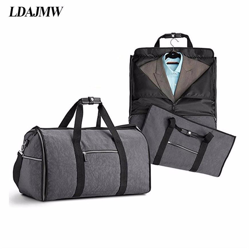 

Large-capacity Folding Waterproof Suit Travel Bag Multi-function Handbag Clothing Travel Storage Bag Men's Shirt Suit Organiz299P