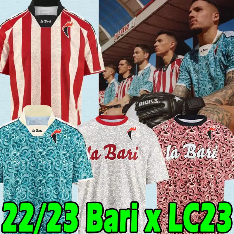 

22 23 SSC Bari Soccer jerseys limited-edition Bari x LC23 2022 2023 jersey GK GALANO D'ERRICO BOTTA MAIELLO MAITA MALLAMO ANTENUCCI SCAVONE football men shirts -XXL, 22 23 gk
