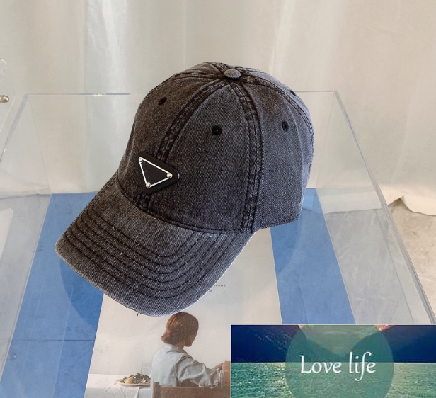 

Canvas Triangle Ball Caps Casual Fashion Sun Hat for Outdoor Sports Mens womens Famous Designer Baseball hat, As pic