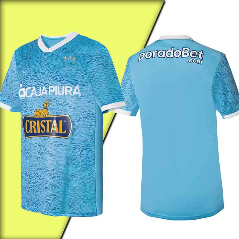 2022 2023 Club Sporting Cristal Soccer T-shirts Maillots Home Away 22 23 Pérou Gonzales Pacheco Lora Hohberg Duarte Sosa Loyola