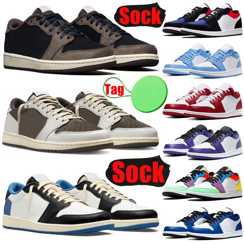 

WITH BOX Designer 1 men women basketball shoes og 1s triple white fragment low shadow designer university blue unc black bred toe light smoky grey mens sneakers eur 364, 7#