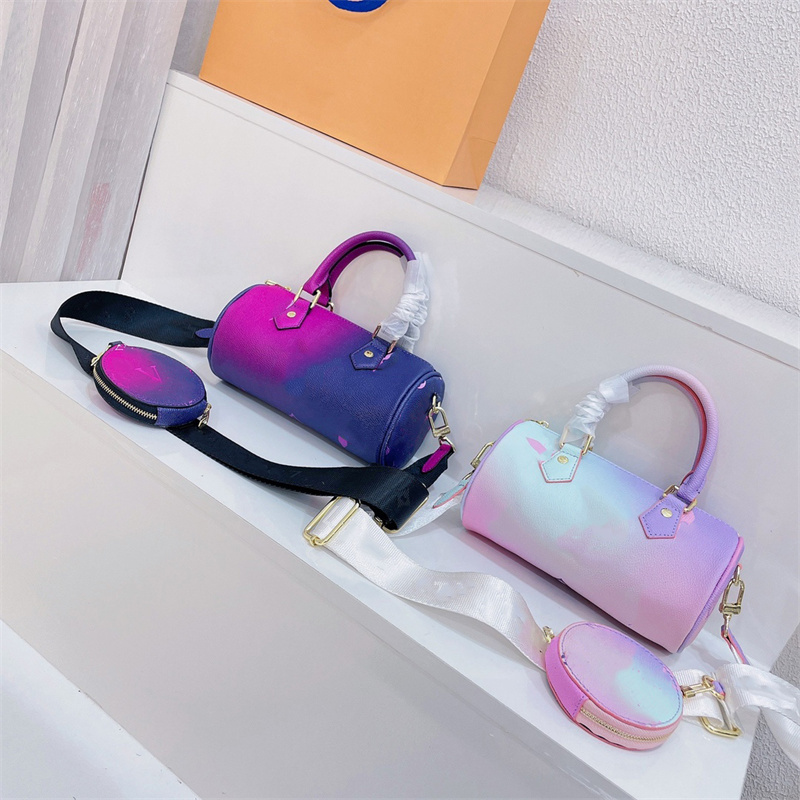 

JIANG Onthego Gradient Spring Designer Tote Women Bag Handbags Sac Papillon Bb Shoulder Crossbody Luxurys Lady Vavin Strap Bags Purse, Pink