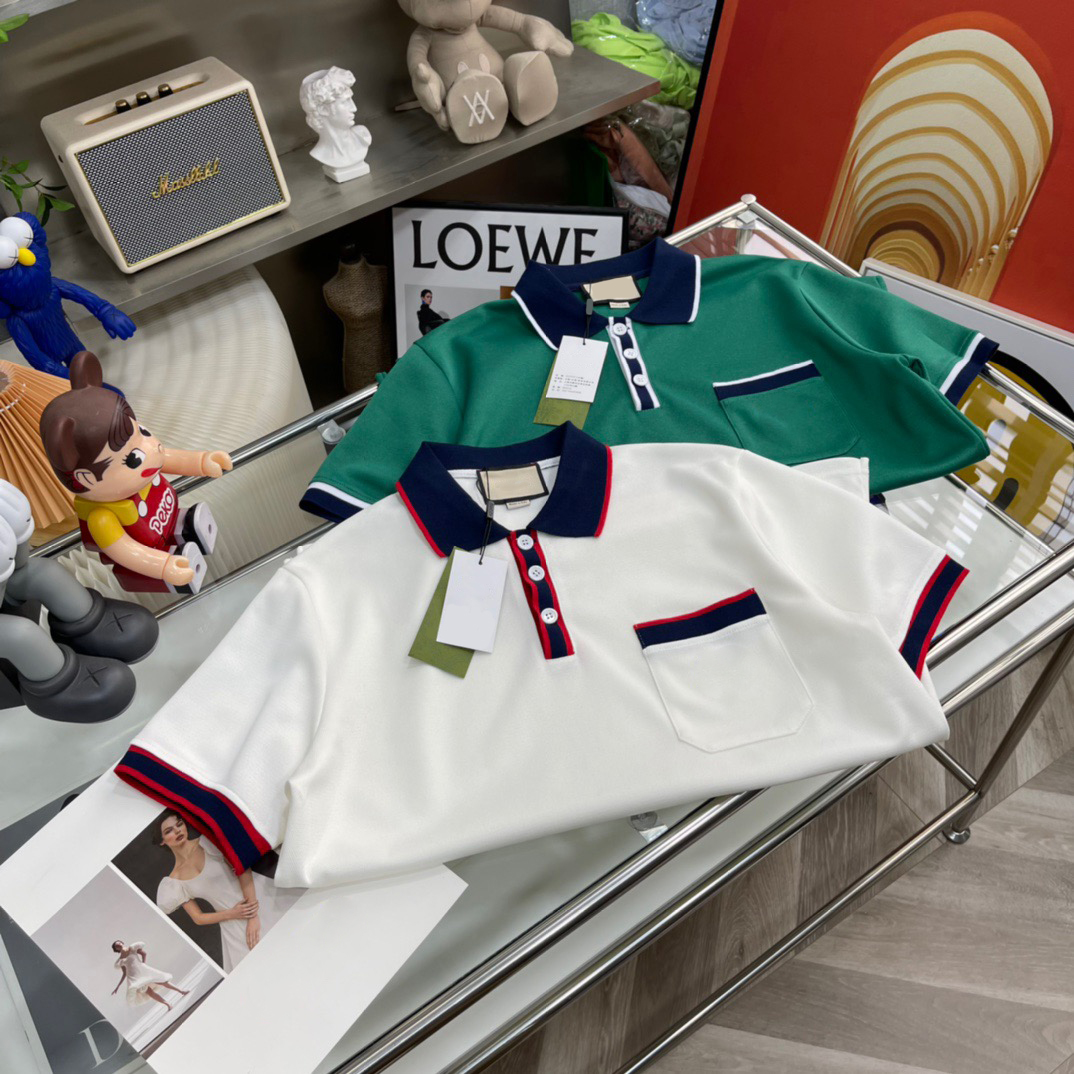 

2022 Men's Plus Tees & Polos summer cotton T-shirt round neck printed pocket short sleeve oversized us eu size 2e