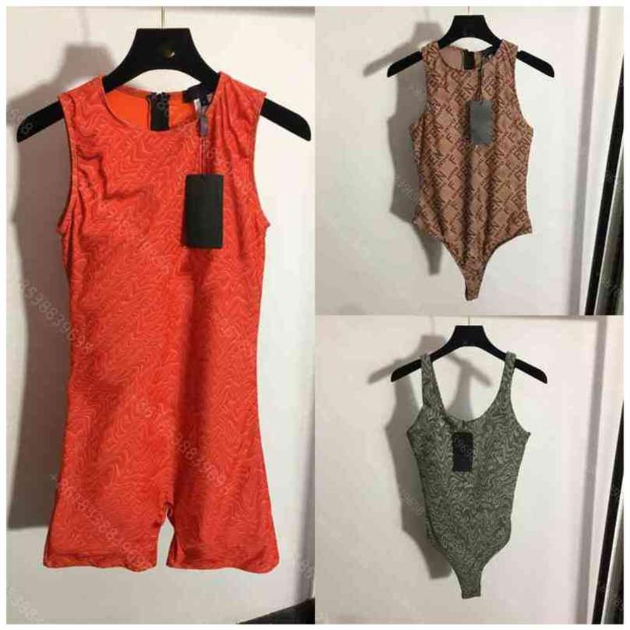 

Brand women one pieces jumpsuits sleeveless designer rompers logo printing jumpsuits fashion swimwear yoga sportswear super elasti280V, Not sold separately