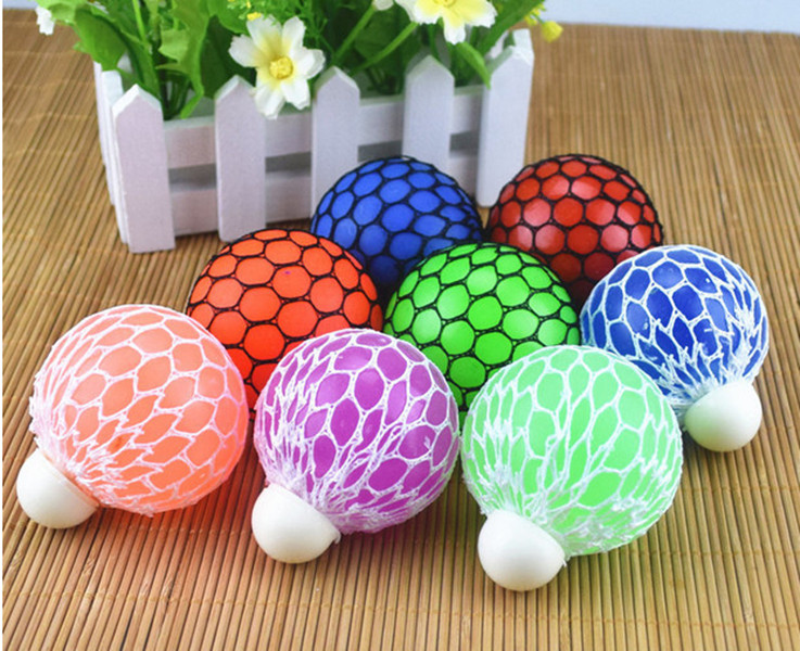 

Fidget Toys Stress Relief Sensory Toy Mesh Squishy Balls for Autism Anxiety ADHD Kids Adults School Office Light