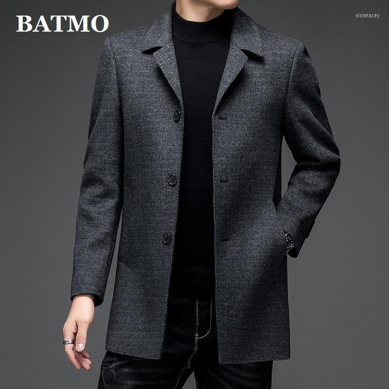 

Men's Wool & Blends BATMO 2022 Arrival Autumn&winter 90% White Duck Down Liner Trench Coat Men Male Jackets Plus-size -4XL 11573 Viol22, Dark grey