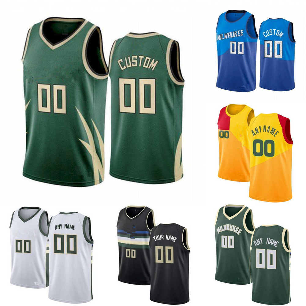 

75th Custom Jersey Milwaukee''Bucks''Men Women Youth Donte 0 DiVincenzo Georgios 18 Kalaitzakis 13 Nwora Semi 37 Ojeleye Basketball Jerseys, Color