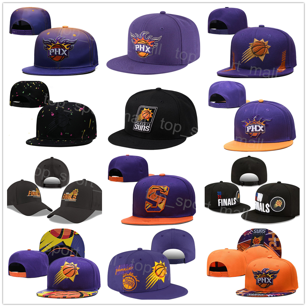 

Chris Paul Basketball Hats Knitted Adjustable Snapback Fitted Sports Cap Devin Booker DeAndre Ayton Team Color Black Orange Purple Hip Hop Stretch Stitched, Photo 16