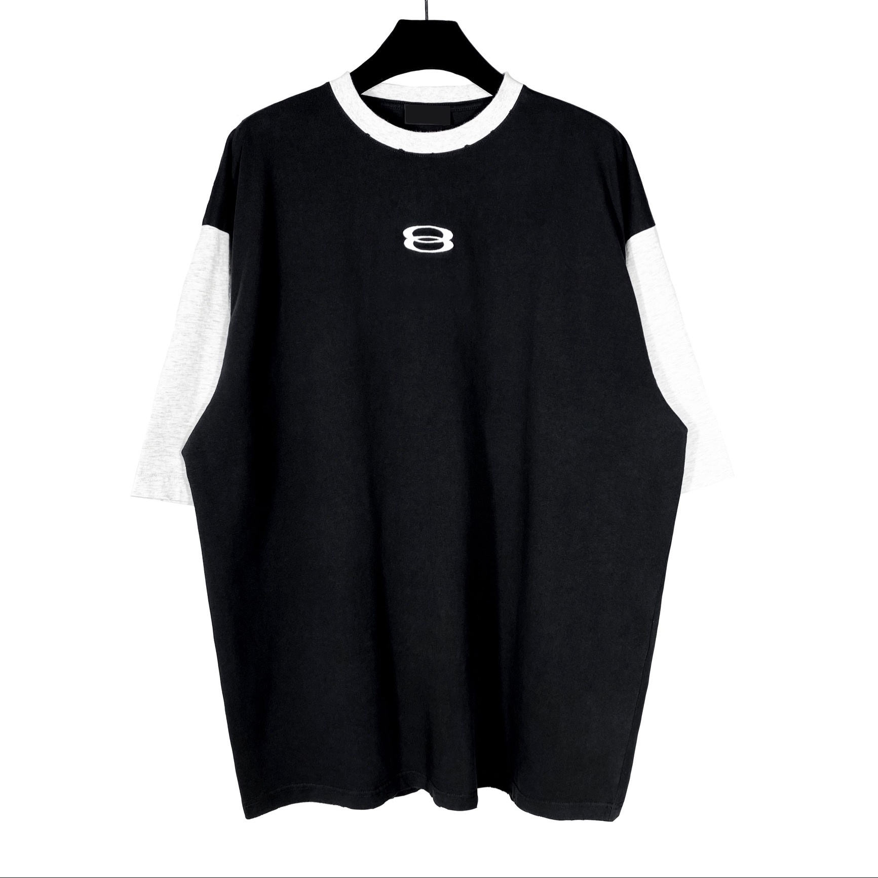 

2022 Men's Plus Tees & Polos summer cotton T-shirt round neck printed pocket short sleeve oversized us eu size e2eg