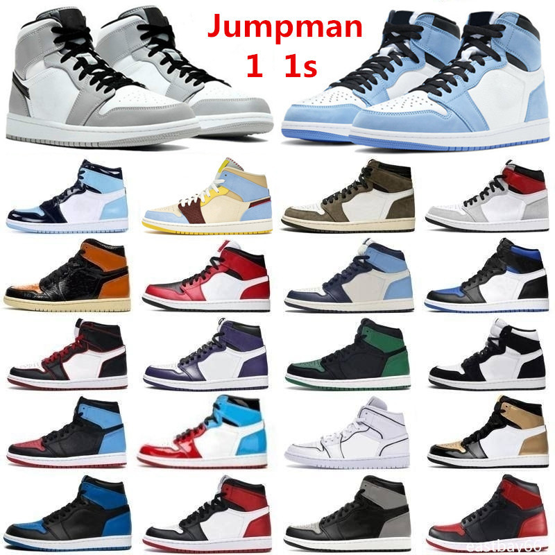 

Top Quality Basketball Shoes 1s Obsidian UNC Fearless PHANTOM TURBO GREEN 1 Backboard PHANTOMS GYM RED Chicago God Sports Sneaker Trainer, More styles