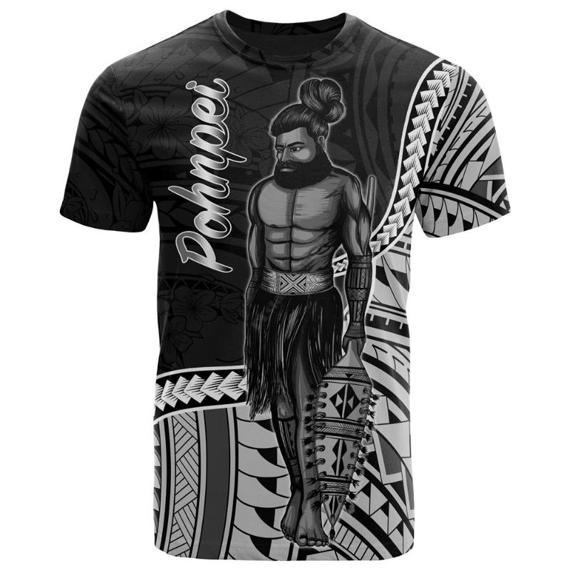 

Men's T-Shirts Pohnpei State T-Shirt Seal Of Polynesian Patterns 3D Printed Harajuku T Shirts Men For Women Short SleeveMen's