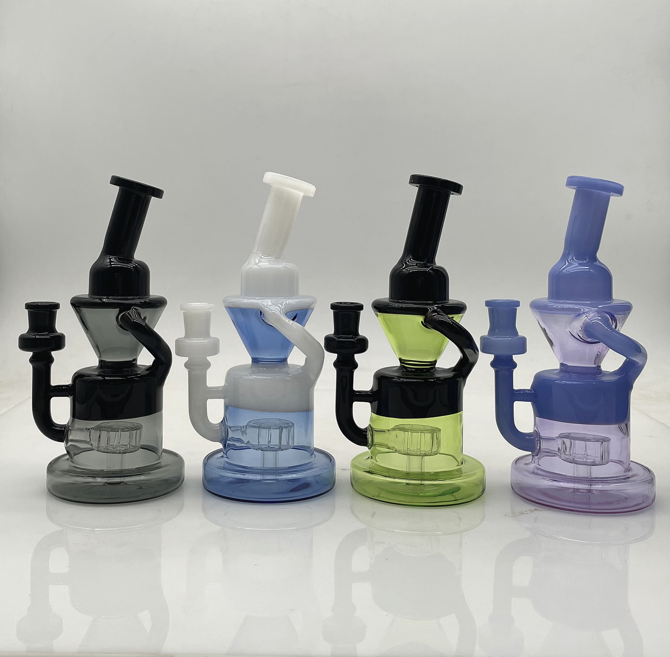 

Glass Bong Bubbler Dab Rig Hookah Unique Oil Rig Color Matching Water Pipe