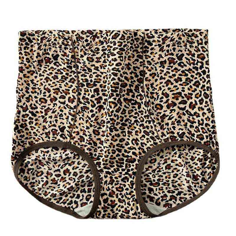 

Fashion Women's Sexy Panties Seamless Underwear Leopard Ice Silk Cotton Crotch Transparent Lingerie T220810, Yellow