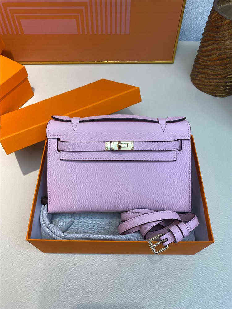 

Designer Kellies Handbags new women's bag cowhide hand palm print handbag Single Shoulder Messenger Handbag casual lovely Mini versatile wm, White