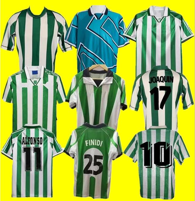 

2003 2004 real betis retro soccer jerseys 1994 1995 1996 1997 1998 JOAQUÍN Denílson Fernando FINIDI classic vintage football shirt