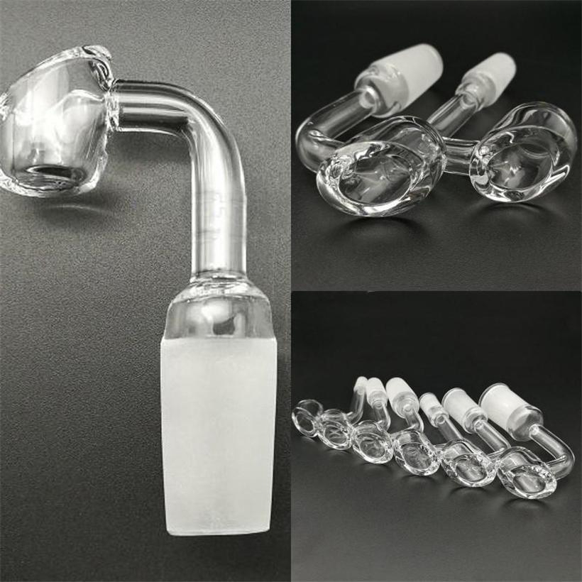 

Stock 4mm thick club domeless quartz nail 14mm male female 90/45 Degrees 100% real Banger Nails FY2309