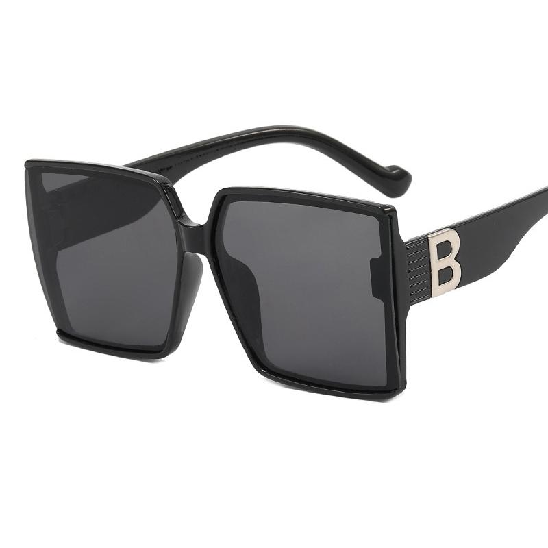 

Sunglasses Square Frame Letter B For Women Men Brand Design Luxury Ladies Male Driving Beach UV Protection Street Glasses 2022Sunglasses