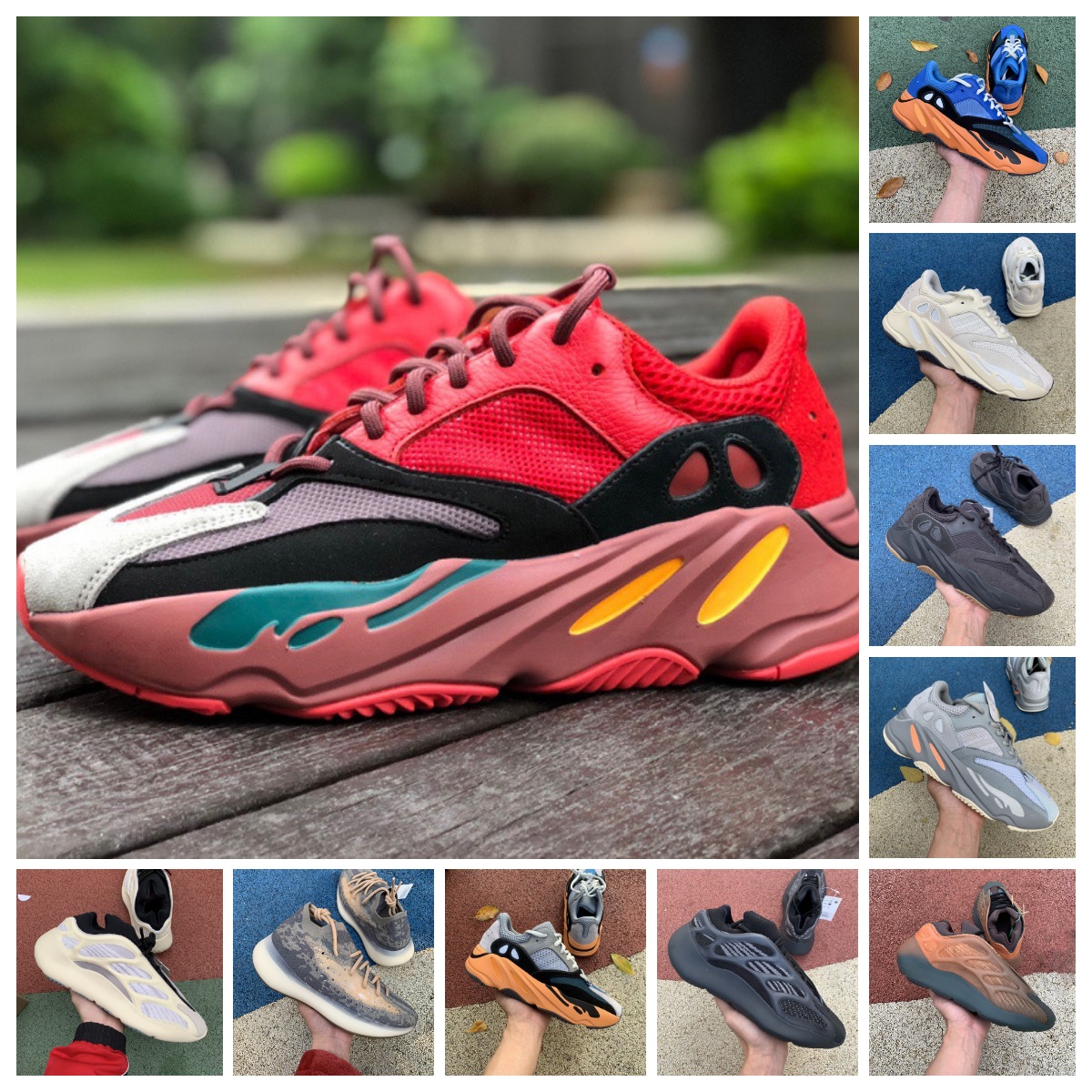 

Top Quality 700 Hi-Res Red Blue Running Shoes V3 Kyanite Mono Safflower Static Vanta Mauve Sun Enflame Amber Dark Slate Resin Women Mens Trainers Alien Pyrite Sneakers, Bubble package bag
