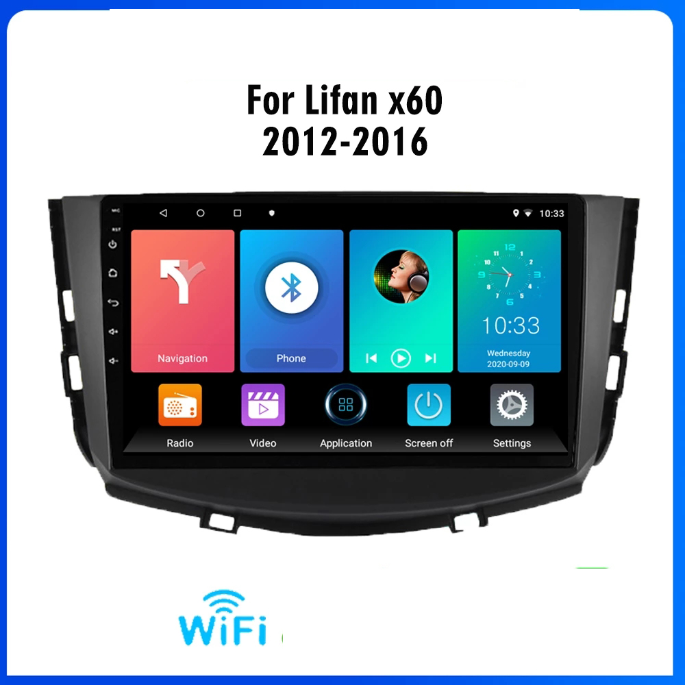 

Car Radio Multimedia Video Player Navigation GPS Android 10 inch HD Full Touch For LIFAN X60 2012-2016
