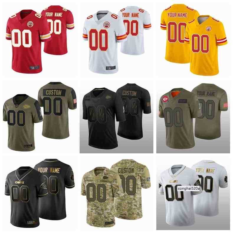 

2021 Custom Kansas City Men Women Youth Chief Football Edition City Split Vapor Limited Stitched Jersey Size S