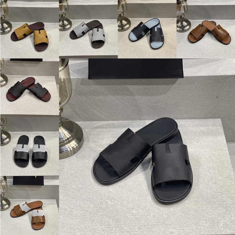 

Italy Designer Mens Izmir Sandal Slippers Straight Cut Edges Epsom calfskin Wardrobe Essential Piece Iconic Cut Out Boarded Goatskin, 12-fuchsia