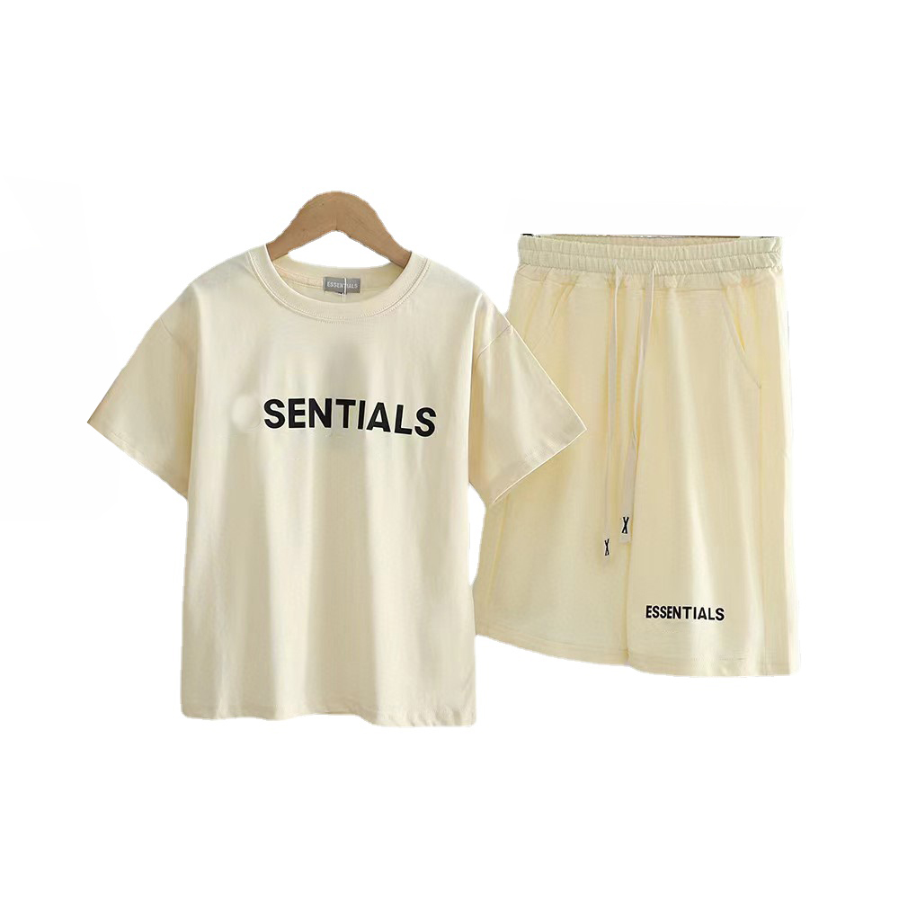 

Designer Tracksuit Childrens Clothing Sets Cool Short Shorts 2 Pieces Printing Letter Casual Separately Sports Style Kids Boys Girls 5 Colors PSK082, Gray