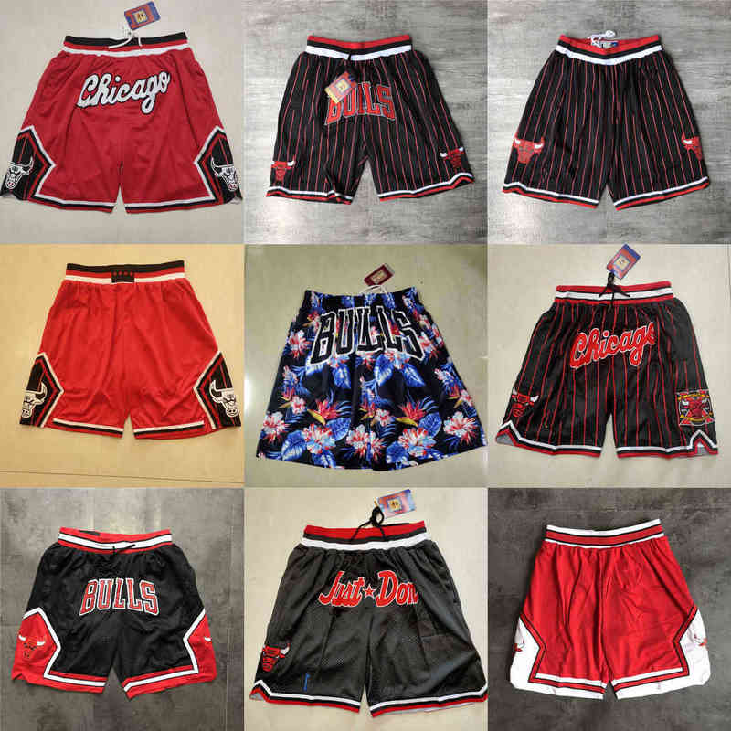 

Chicago''Bulls''men Throwback Basketball Shorts pocketP51C, Color